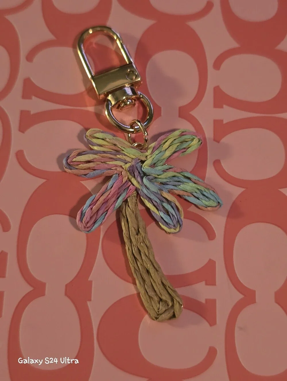 Palm Tree Tropical Beach Theme Bag Charm/ Keychain NEW